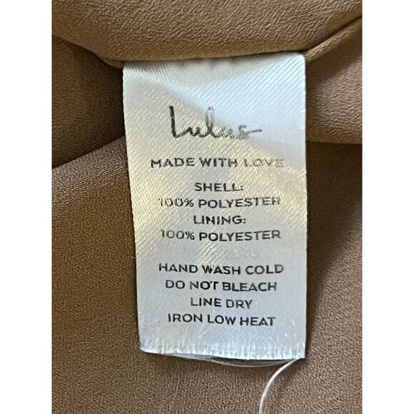 Lulus Small Leopard Print Tiered Romantic Coquette Baby Doll Dress Long Sleeve - Picture 8 of 11